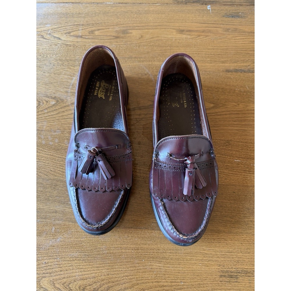 Vintage 90s G.H. Bass Weejuns Kiltie Tassel Loafers — Made in USA
